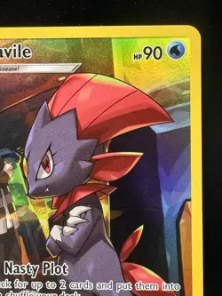 Weavile 238/236 SM - Cosmic Eclipse Secret Rare Pokemon Card - Image 3