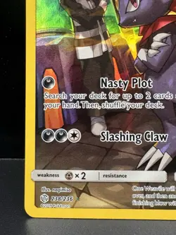 Weavile 238/236 SM - Cosmic Eclipse Secret Rare Pokemon Card - Image 5
