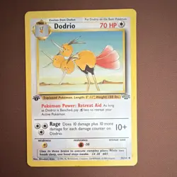 Pokemon Spearow Dodrio 2x Basic Stage 1 Cards Base Set 1st Edition Nintendo 1999 - Image 4