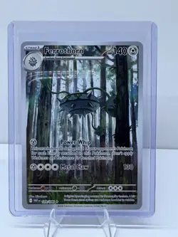 Pokemon TCG Ferrothorn 149/086 White Flare Secret Rare Holo Card NM - Image 1