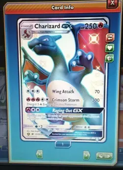 Pokemon Hidden Fates Shiny Vault Charizard GX SV49/SV94 TCG ONLINE DIGITAL CARD - Image 1
