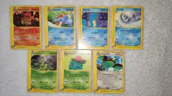 Vintage WOTC Pokemon Bundle Of 7 Cards - Expedition Base Set - 2002 Squirtle - Image 1