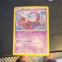 Pokemon Mewtwo XY101 XY Holo Promo 120 HP Basic Psy Bolt Zen Blade TCG Card - Image 1