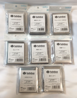 Hololive Official Card Game Sleeve Vol. 1-8 Set of 8 each 55pcs - Image 2