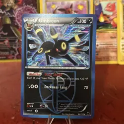 Pokemon TCG Umbreon 64/116 Plasma Freeze Holo Rare Card plus ash- grenija ex - Image 1
