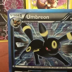 Pokemon TCG Umbreon 64/116 Plasma Freeze Holo Rare Card plus ash- grenija ex - Image 2