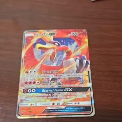Pokemon Ho-Oh GX 190 HP Ultra Rare Holo 21/147 SM Burning Shadows TCG Card - Image 1