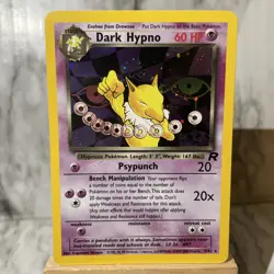 Pokemon WOTC Dark Hypno 9/82 Team Rocket Holo Trading Card - Image 2