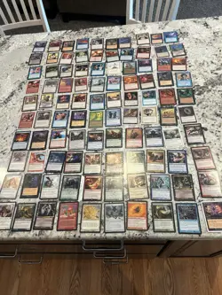 Mtg Rare Lot x100 - Magic The Gathering Rare Card Lot Mtg Rares LP-Played - Image 1