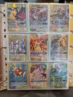Pokemon TAG TEAM GX Card Bundle (9) – Charizard Reshiram Pikachu – PRXY Fan Disp - Image 1