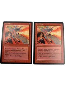 Magic The Gathering Pyroblast Cards Collectable x2 (I) T2160 HS17 - Image 1