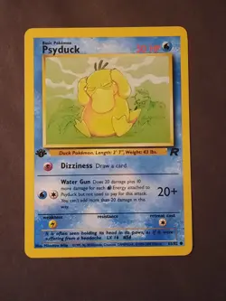 Psyduck 65/82 1st Edition Team Rocket Non-Holo Pokemon Card - Image 2