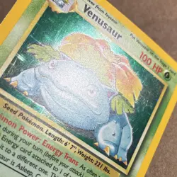 Venusaur 15/102 Base Set Holo Rare 1999 Wizards Pokemon TCG Card English - Image 2