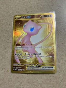 Pokemon Mew ex 205/165 Scarlet & Violet 151 Hyper Rare Full Art Holo Card - Image 1