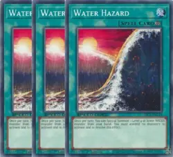 Yugioh - Water Hazard x 3 - 1st Edition NM - Free Holographic Card - Image 1