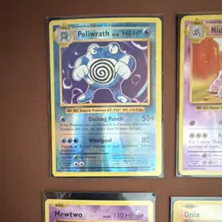 Pokemon 2016 Holo Lot Mewtwo Poliwrath Nidorino Metapod Drowzee x10 Cards - Image 3