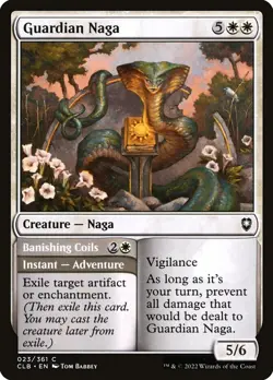 MTG Guardian Naga - Commander Legends: Battle for Baldur's Gate (CLB) C NM #23 - Image 1