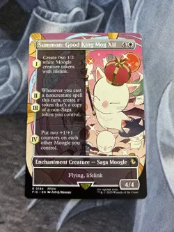 MTG Summon: Good King Mog XII (Borderless) Normal NM Commander FINAL FANTASY - Image 1