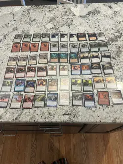 Mtg Sliver Lot x60 Magic The Gathering Slivers Muscle Winged Gemhide Sliver LpMp - Image 1