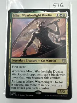 Mirri, Weatherlight Duelist 347 R Commander Masters Near Mint - Image 2