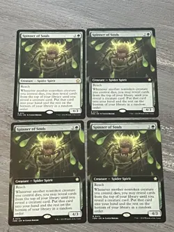 4x Spinner of Souls - Foundations (FDN) - 3 extended art, 1 regular - EN R - Image 1
