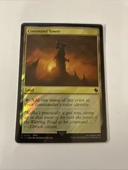 Command Tower (0484) (Surge Foil) C MTG FF Collector Commander 484 NM - Image 1