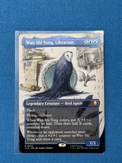 MTG Avatar BORDERLESS Wan Shi Tong, Librarian #0320 Non-Foil - Image 1