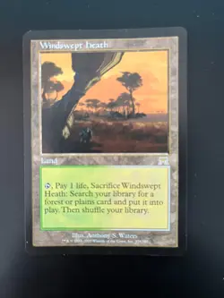 Windswept Heath MTG Onslaught Regular - 93ce - See picts for condition - Image 1