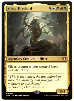 MTG Sliver Hivelord Commander Masters 0937 Pack Fresh Mythic - Image 1