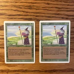 MTG: 2X Fastbond Rare Revised (3rd Ed) M/NM - Vintage Magic The Gathering - Image 1