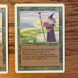 MTG: 2X Fastbond Rare Revised (3rd Ed) M/NM - Vintage Magic The Gathering - Image 3