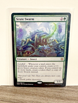 MAGIC THE GATHERING Scute Swarm - R from ZNR #203 -NM MTG LC1 - Image 1