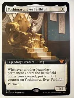 Yoshimaru, Ever Faithful Extended Art NM NEC Kamigawa Mtg Magic Commander EDH - Image 1