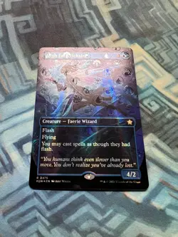 MTG Borderless Mana Foil High Fae Trickster NM Unplayed Foundations - Image 2