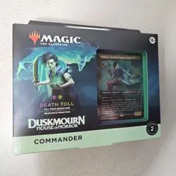 MTG Duskmourn House of Horror Death Toll Commander Deck *NEW SEALED* - Image 1