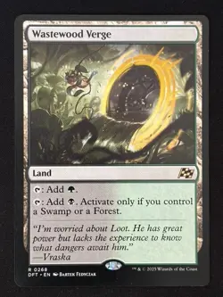 1x MTG Wastewood Verge - Aetherdrift (DFT) #268 - Magic the Gathering - Image 1