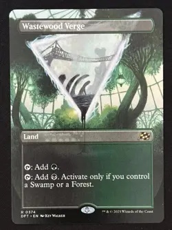 1x MTG Wastewood Verge (Borderless) - Aetherdrift (DFT) #374 - Magic - Image 1