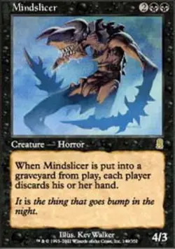 MTG Mindslicer, Odyssey, Heavily Played, English - Image 1