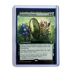 Springleaf Parade MINT Extended Art 39 Lorwyn Eclipsed Commander ECC MTG Rare NM - Image 1