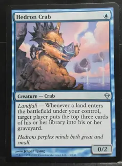 Hedron Crab 47/249 Zendikar Regular NM9 - Image 1
