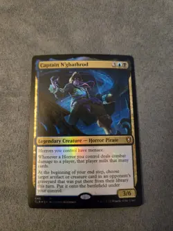 Wizards of the Coast Captain N'ghathrod Commander Legends Rare Foil Blue Black - Image 1