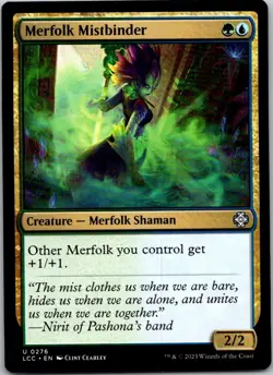 Magic the Gathering Merfolk Mistbinder Lost Caverns of Ixalan Commander MTG - Image 1