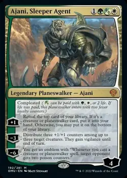 Magic The Gathering MTG AJANI, SLEEPER AGENT Dominaria United NM Near Mint - Image 1