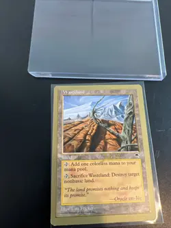 Wasteland Jakub Slemr 1999 Lightly Played World Championship I MTG Magic Ultima - Image 1