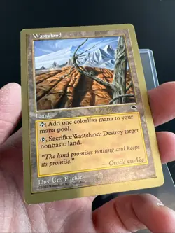 Wasteland Jakub Slemr 1999 Lightly Played World Championship I MTG Magic Ultima - Image 2