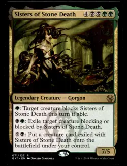 Sisters of Stone Death LP Light Play GRN Guild Kit MTG [11510] - Image 1