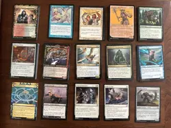 1030 CARD MAGIC THE GATHERING LOT | LP | UNCOMMOM COMMON LAND TOKENS FOIL LOT A - Image 2