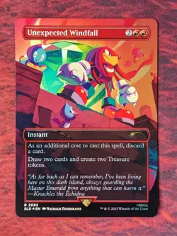 Unexpected Windfall 2092 (Rainbow FOIL) 2092 | NM FOIL | SLD Magic MTG - Image 1