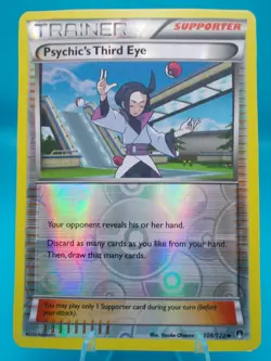 Psychic's Third Eye 108/122 Breakpoint Pokemon TCG Reverse Holo Lightly Played - Image 1