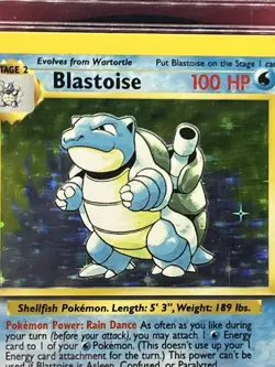 Pokemon TCG Blastoise 7.5 CGC - 1999 WOTC Base set *Excellent condition NM+* - Image 4